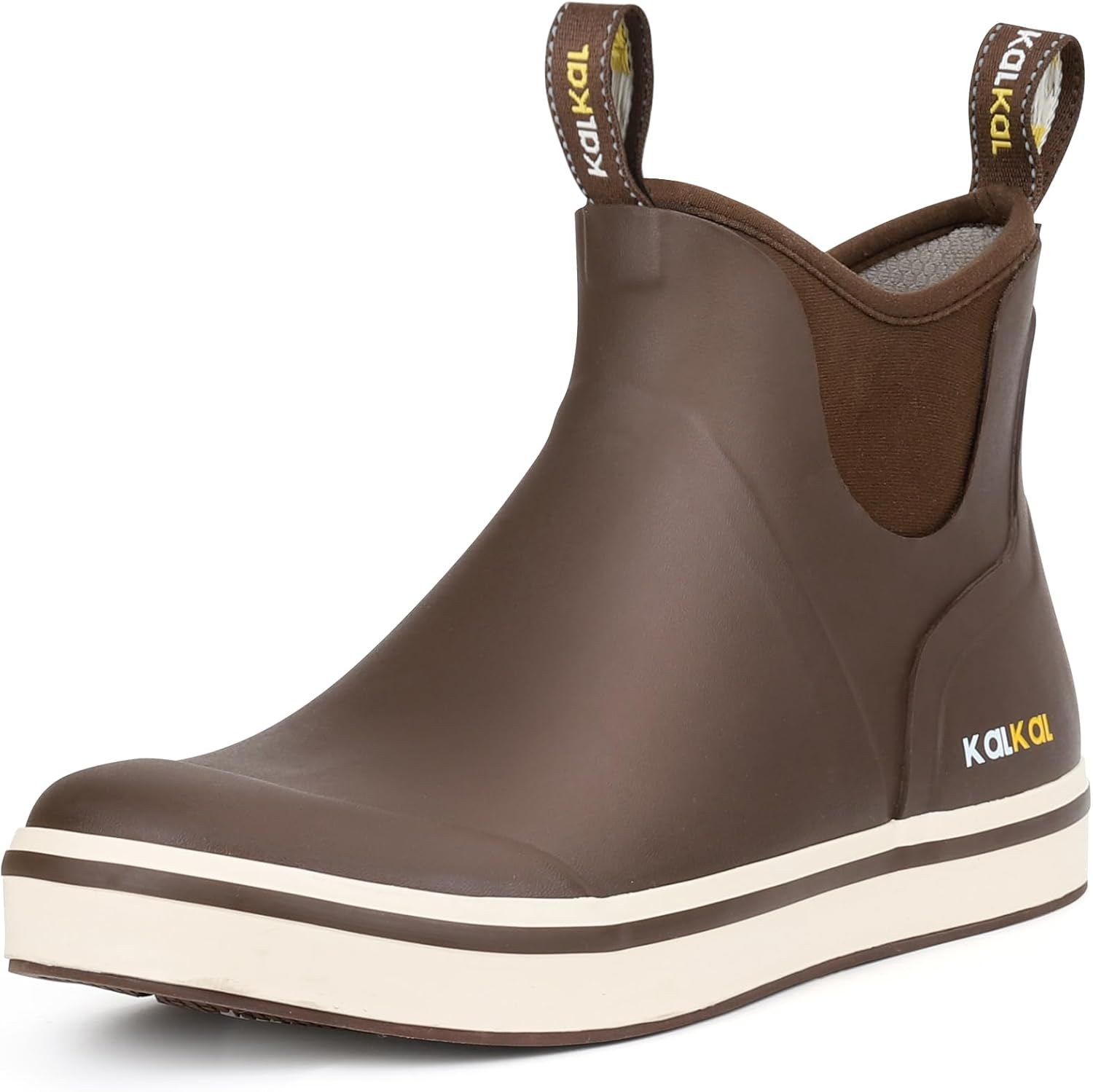 Мужские сапоги Kalkal Deck, противоскользящие, для рыбалки в соленой воде, с памятью формы, водонепроницаемые резиновые ботинки до щиколотки для парусного спорта (Размер 7-14), коричневый
Мужские сапоги Kalkal Deck, противоскользящие, для рыбалки в соленой воде, с памятью формы, водонепроницаемые резиновые ботинки до щиколотки для парусного спорта (Размер 7-14), коричневый