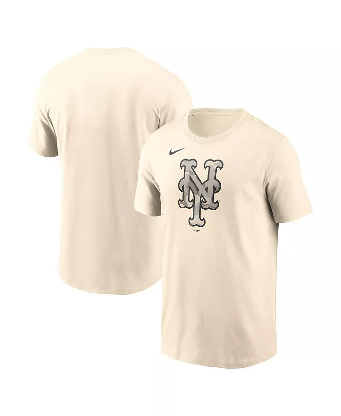 Мужская футболка New York Mets с камуфляжным логотипом, кремовая Nike
Мужская футболка New York Mets с камуфляжным логотипом, кремовая Nike