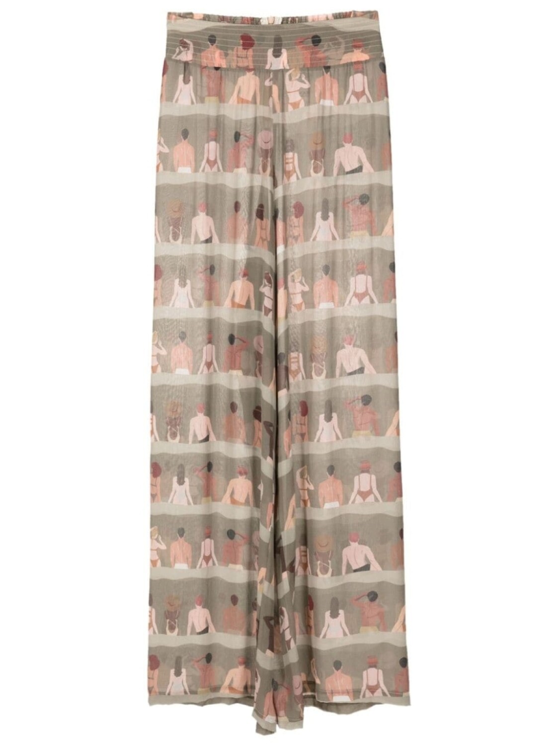 Шелковые брюки с принтом Amir Slama, зеленый
Шелковые брюки с принтом Amir Slama, зеленый