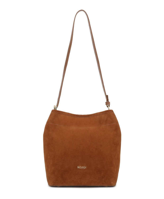 Светло-Коричневая замшевая сумка-хобо с регулируемой ручкой Kazar, коричневый
Светло-Коричневая замшевая сумка-хобо с регулируемой ручкой Kazar, коричневый