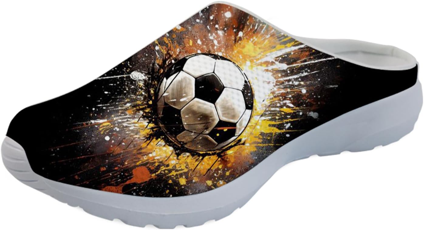 Forchrinse Hawaiian Palm Tree Watercolor Sky Beach Женские слипоны-мюли Мужские прогулочные кроссовки Садовые сабо Домашние туфли Легкие, Art Football
Forchrinse Hawaiian Palm Tree Watercolor Sky Beach Женские слипоны-мюли Мужские прогулочные кроссовки Садовые сабо Домашние туфли Легкие, Art Football