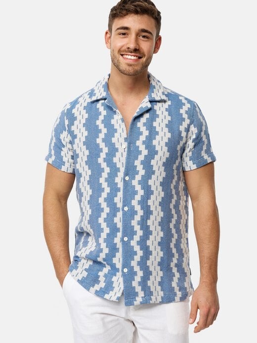 Рубашка с коротким рукавом incosby Indicode, синий
Рубашка с коротким рукавом incosby Indicode, синий