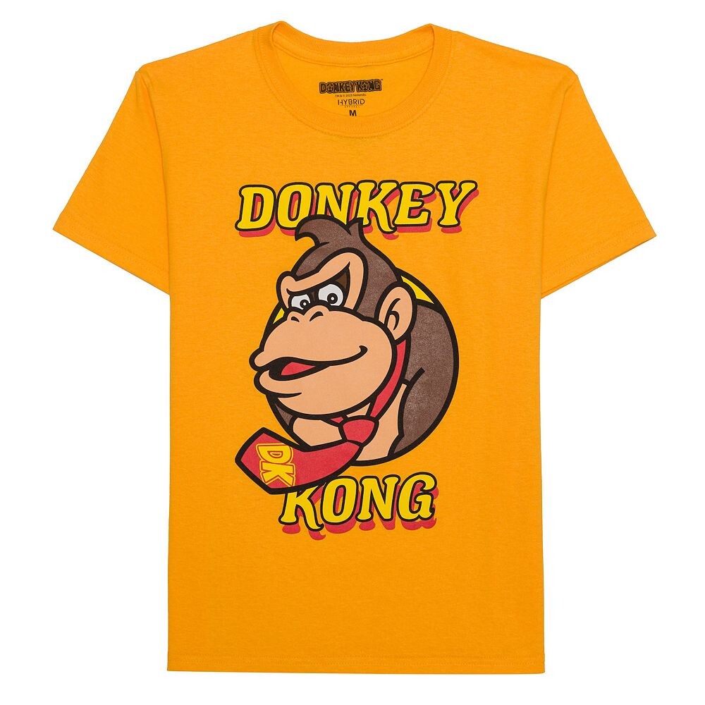 Классическая футболка с портретом и рисунком Nintendo Donkey Kong для мальчиков 8–20 лет Licensed Character, желтый 
Классическая футболка с портретом и рисунком Nintendo Donkey Kong для мальчиков 8–20 лет Licensed Character, желтый