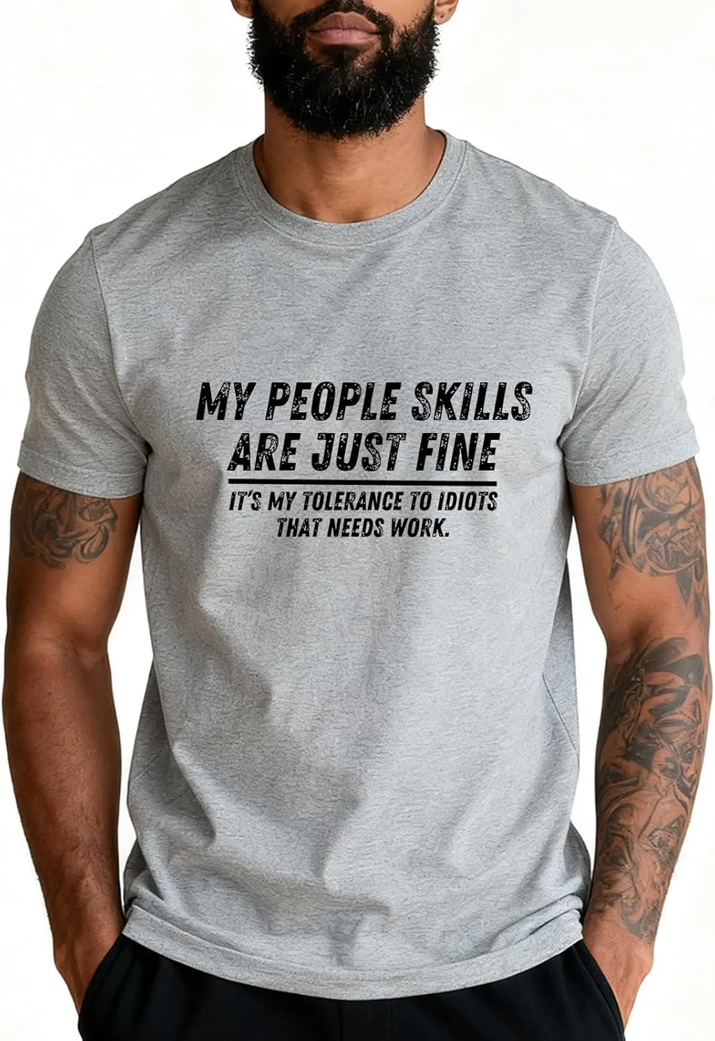 Футболка с юмором для мужчин My People Skills are Fine Qokbloi
Футболка с юмором для мужчин My People Skills are Fine Qokbloi