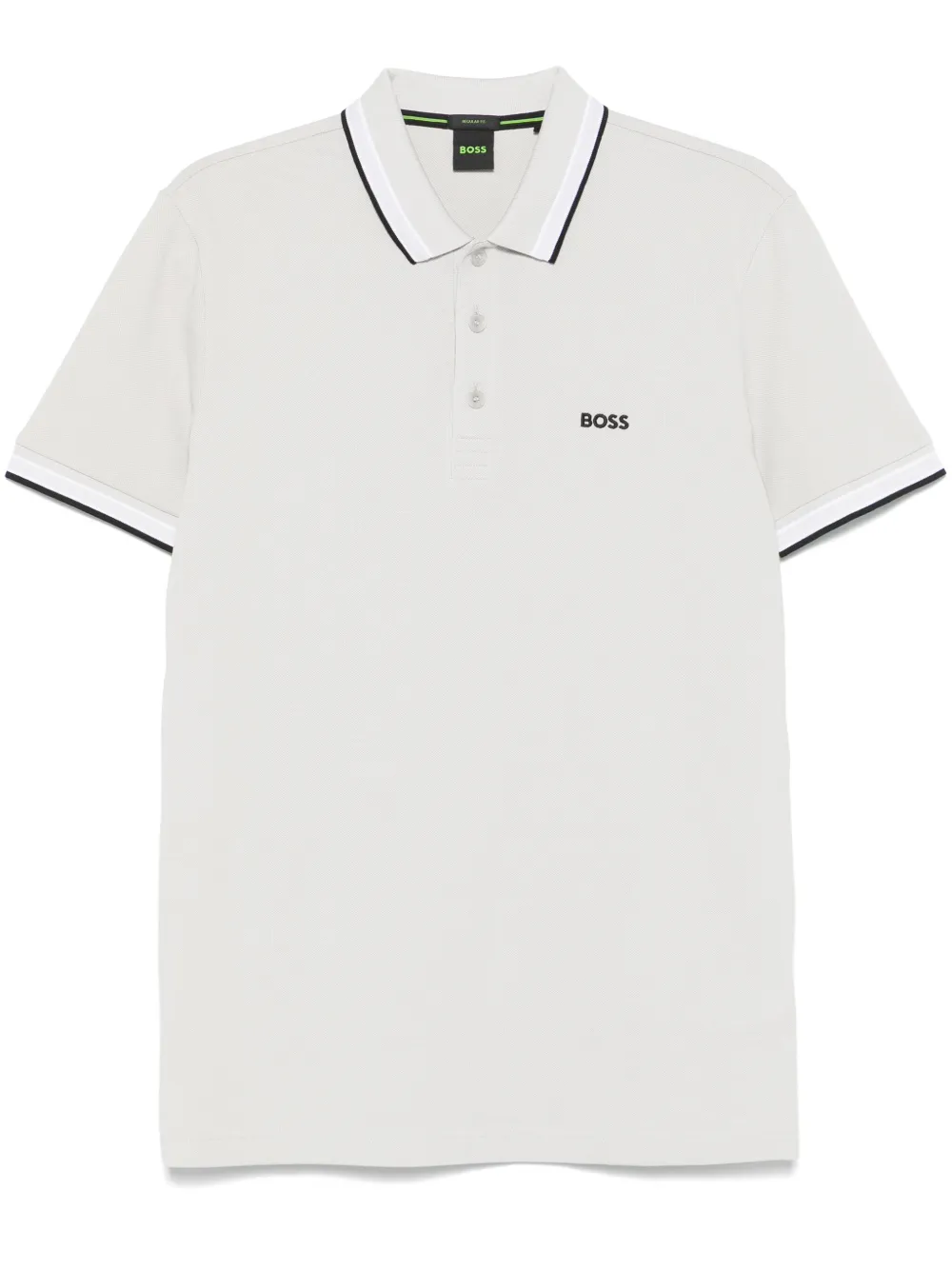 Рубашка поло с вышитым логотипом BOSS, серый
Рубашка поло с вышитым логотипом BOSS, серый