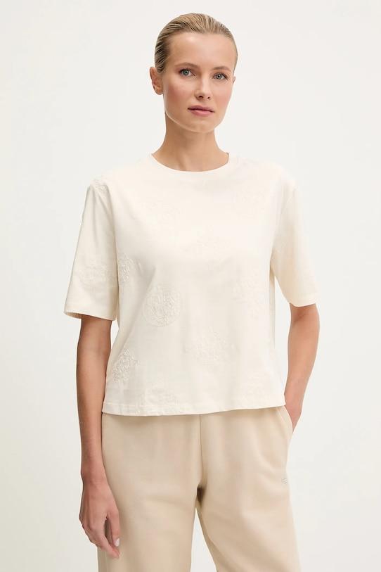 Хлопковая футболка PEONY Guess, бежевый
Хлопковая футболка PEONY Guess, бежевый