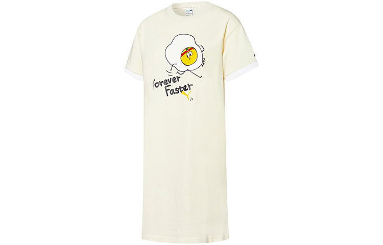 Платье с короткими рукавами женское цвета слоновой кости Puma
Платье с короткими рукавами женское цвета слоновой кости Puma