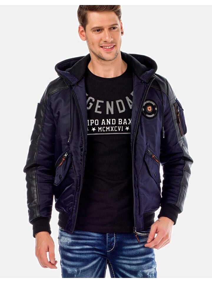 Переходная куртка Cipo & Baxx Jacke, темно-синий 
Переходная куртка Cipo & Baxx Jacke, темно-синий