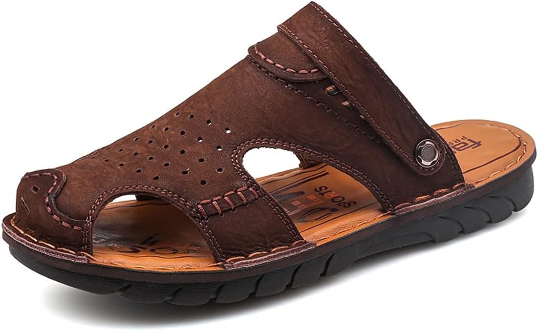 Мужские повседневные кожаные сандалии для улицы, вождения и ходьбы, спортивная обувь, удобная, дышащая, пляжная обувь Generic, темно-коричневый
Мужские повседневные кожаные сандалии для улицы, вождения и ходьбы, спортивная обувь, удобная, дышащая, пляжная обувь Generic, темно-коричневый