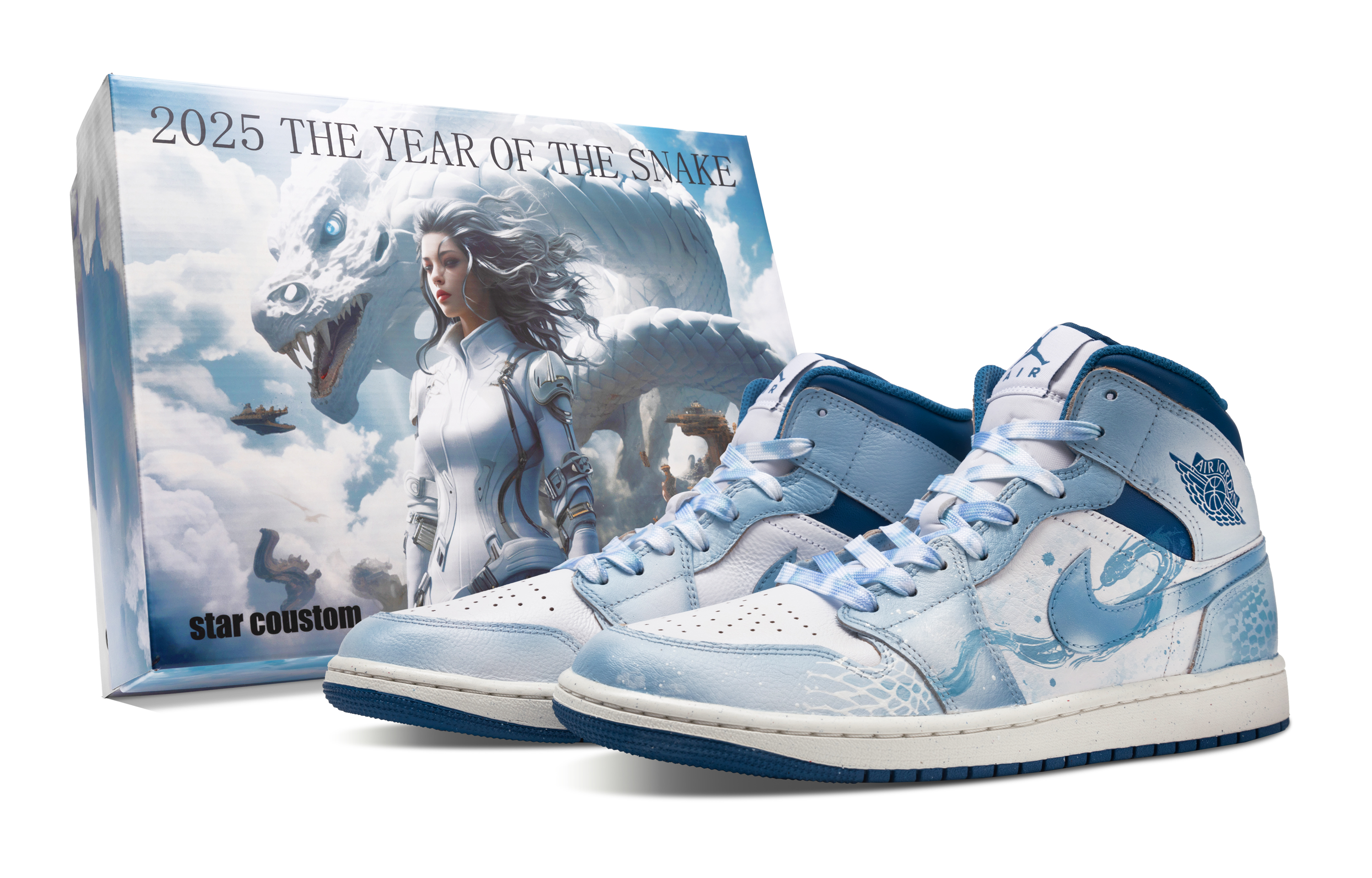 Jordan Баскетбольные кроссовки Air 1 с амортизацией, противоскользящие и износостойкие, винтажные, среднего размера, мужские, сине-белые
Jordan Баскетбольные кроссовки Air 1 с амортизацией, противоскользящие и износостойкие, винтажные, среднего размера, мужские, сине-белые