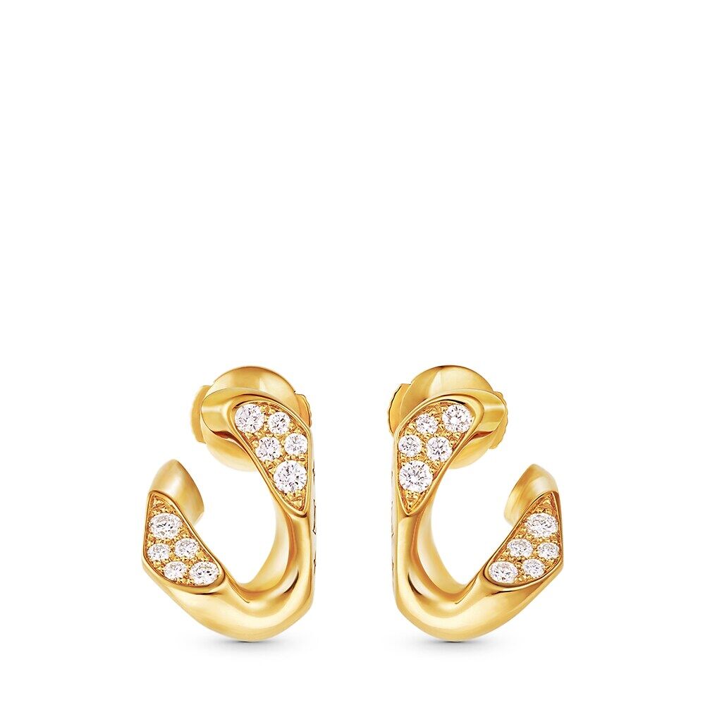 Louis Vuitton Кубинские серьги-цепочки, желтое золото и бриллианты
Louis Vuitton Кубинские серьги-цепочки, желтое золото и бриллианты