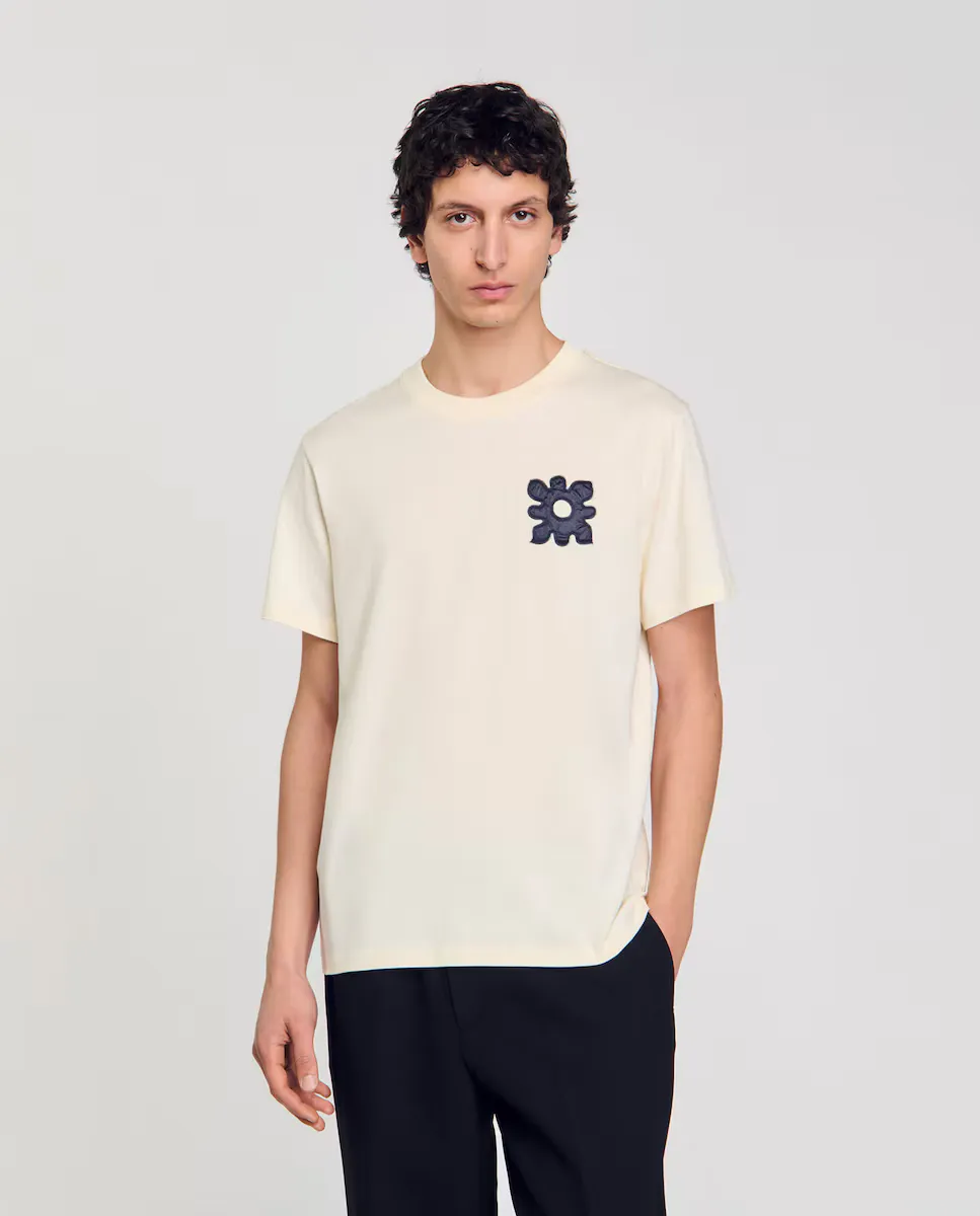 Мужская футболка с цветочным принтом Sandro, белый
Мужская футболка с цветочным принтом Sandro, белый