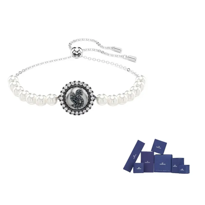 Swarovski Синтетический цирконий с родиевым покрытием браслеты Women's Gray с искусственными кристаллами и искусственным жемчугом
Swarovski Синтетический цирконий с родиевым покрытием браслеты Women's Gray с искусственными кристаллами и искусственным жемчугом