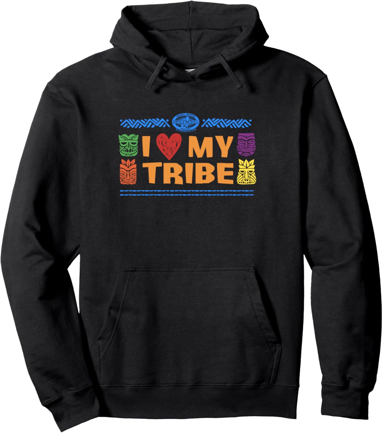 Худи Survivor I Love My Tribe, черный
Худи Survivor I Love My Tribe, черный