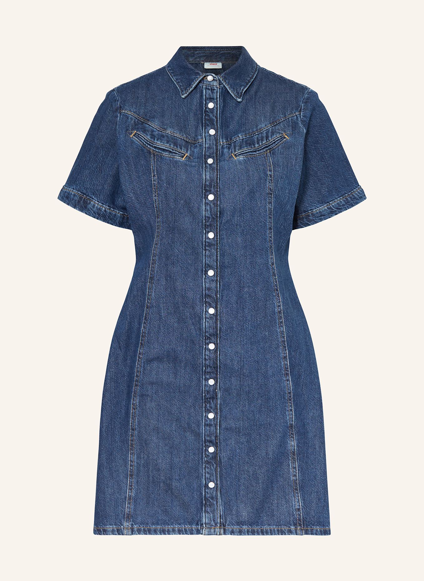 Джинсовое платье риноа Levi'S, индиго
Джинсовое платье риноа Levi'S, индиго