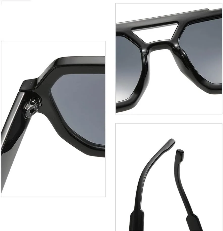 Солнцезащитные очки в стиле ретро с двойной перемычкой для женщин, многоугольные солнцезащитные очки для мужчин, солнцезащитные очки UV400 MTZJH, Leopard Purple
Солнцезащитные очки в стиле ретро с двойной перемычкой для женщин, многоугольные солнцезащитные очки для мужчин, солнцезащитные очки UV400 MTZJH, Leopard Purple