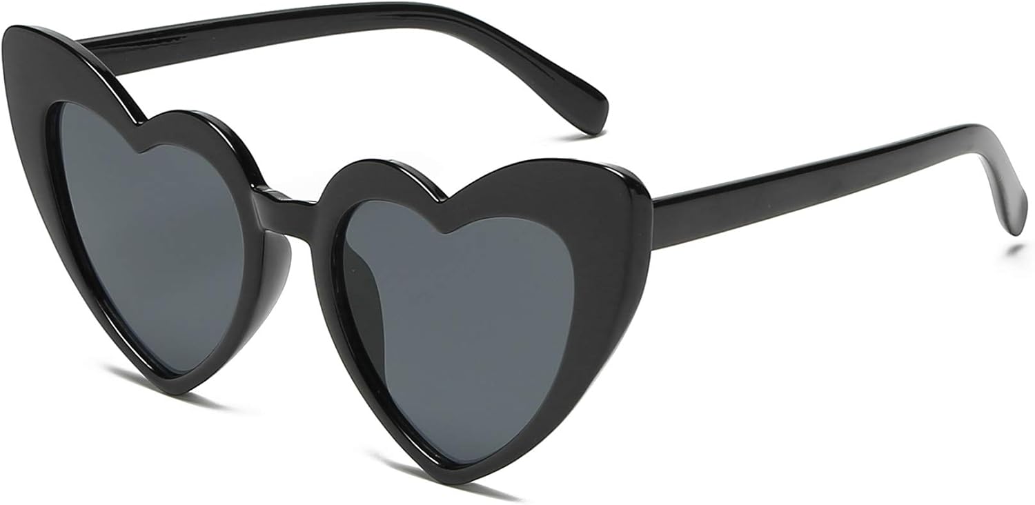 Солнцезащитные очки в форме сердца для женщин, модные солнцезащитные очки «кошачий глаз» в форме сердца, винтажные, милые, ретро, симпатичные солнцезащитные очки YOSHYA, Black Grey
Солнцезащитные очки в форме сердца для женщин, модные солнцезащитные очки «кошачий глаз» в форме сердца, винтажные, милые, ретро, симпатичные солнцезащитные очки YOSHYA, Black Grey