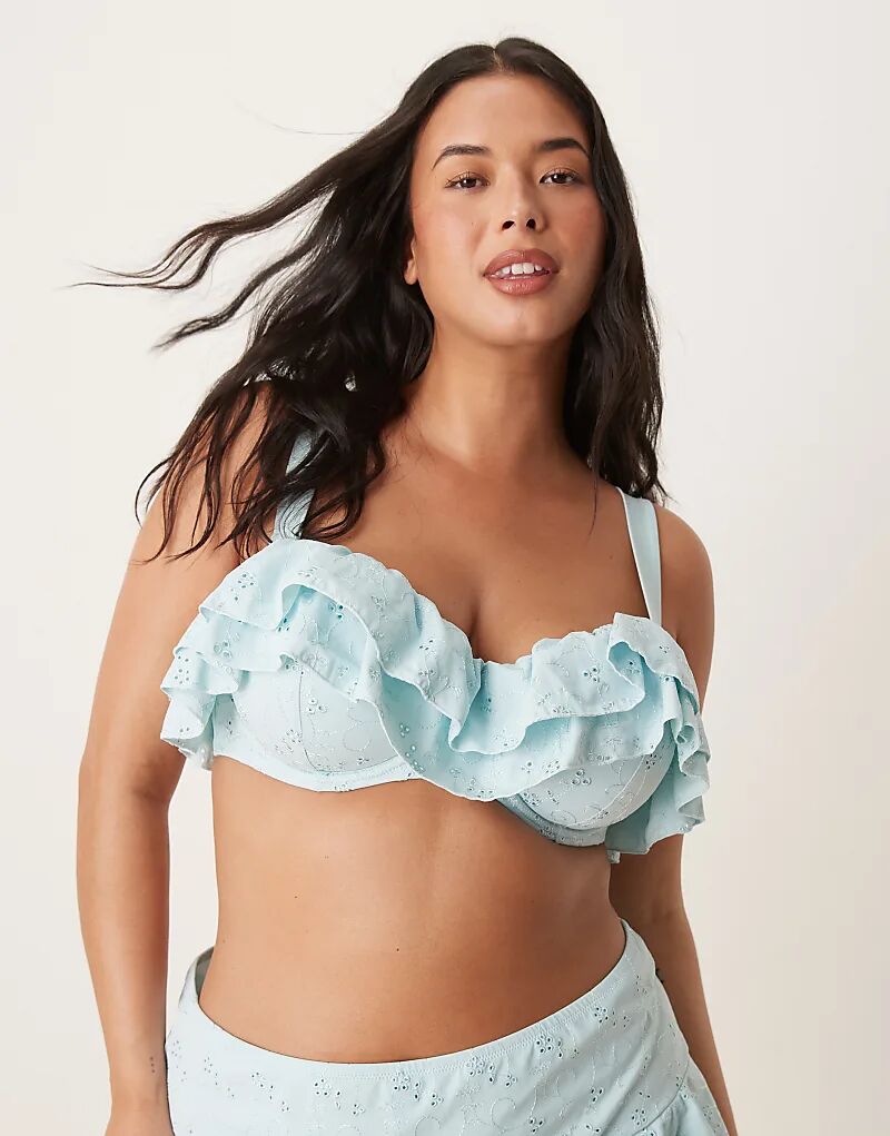 Бикини-топ Curve Bobbi со скрытыми косточками ASOS DESIGN синего цвета Asos Curve
Бикини-топ Curve Bobbi со скрытыми косточками ASOS DESIGN синего цвета Asos Curve