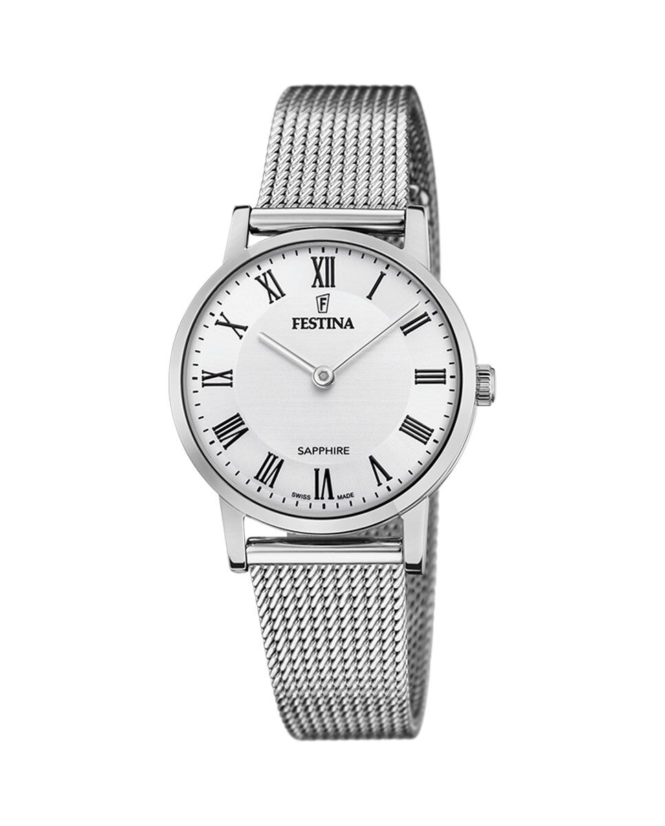 F20015/4 Женские часы из серебряной стали швейцарского производства Festina, серебро
F20015/4 Женские часы из серебряной стали швейцарского производства Festina, серебро
