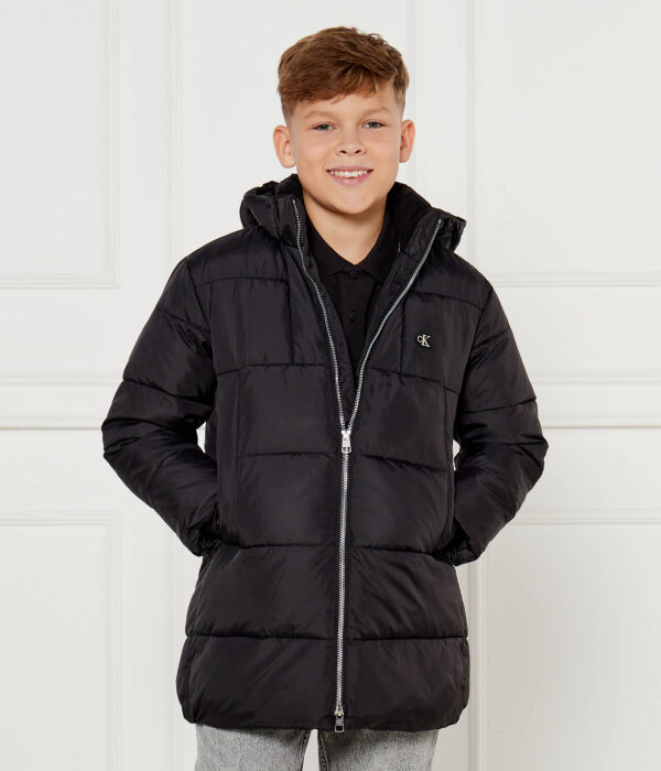 Куртка детская Calvin Klein Jeans с капюшоном, черный 
Куртка детская Calvin Klein Jeans с капюшоном, черный