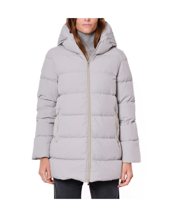 Серая женская пуховая куртка с капюшоном Emme Di Marella, серый
Серая женская пуховая куртка с капюшоном Emme Di Marella, серый