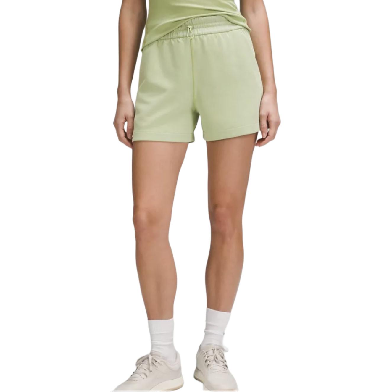 Мягкие повседневные шорты для женщин Lululemon, зеленый
Мягкие повседневные шорты для женщин Lululemon, зеленый