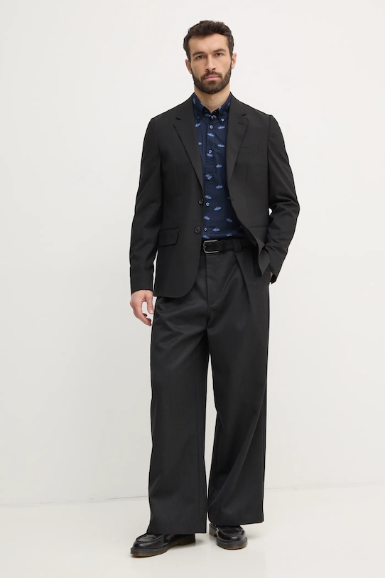 Хлопковая рубашка Boss Orange, темно-синий
Хлопковая рубашка Boss Orange, темно-синий