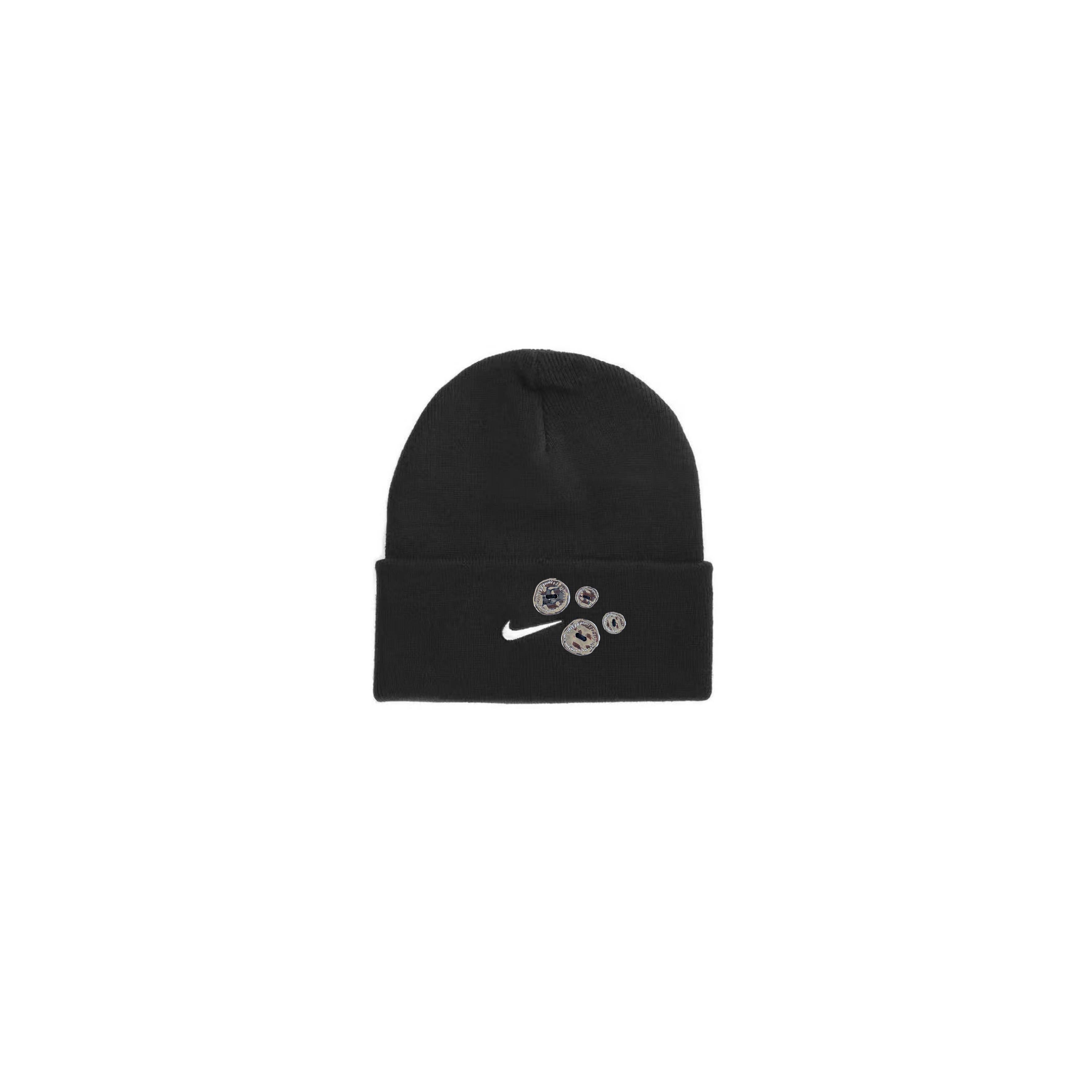 Nike Унисекс черная шапка-бини из полиэстера
Nike Унисекс черная шапка-бини из полиэстера