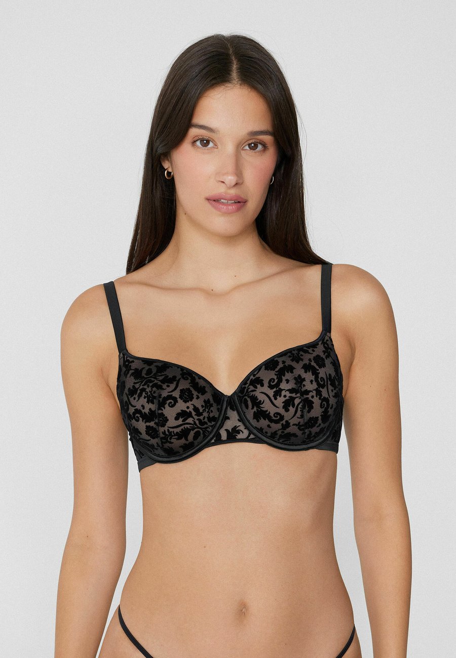 Бюстгальтер Tezenis Underwired bra, Black/Mottled Black
Бюстгальтер Tezenis Underwired bra, Black/Mottled Black
