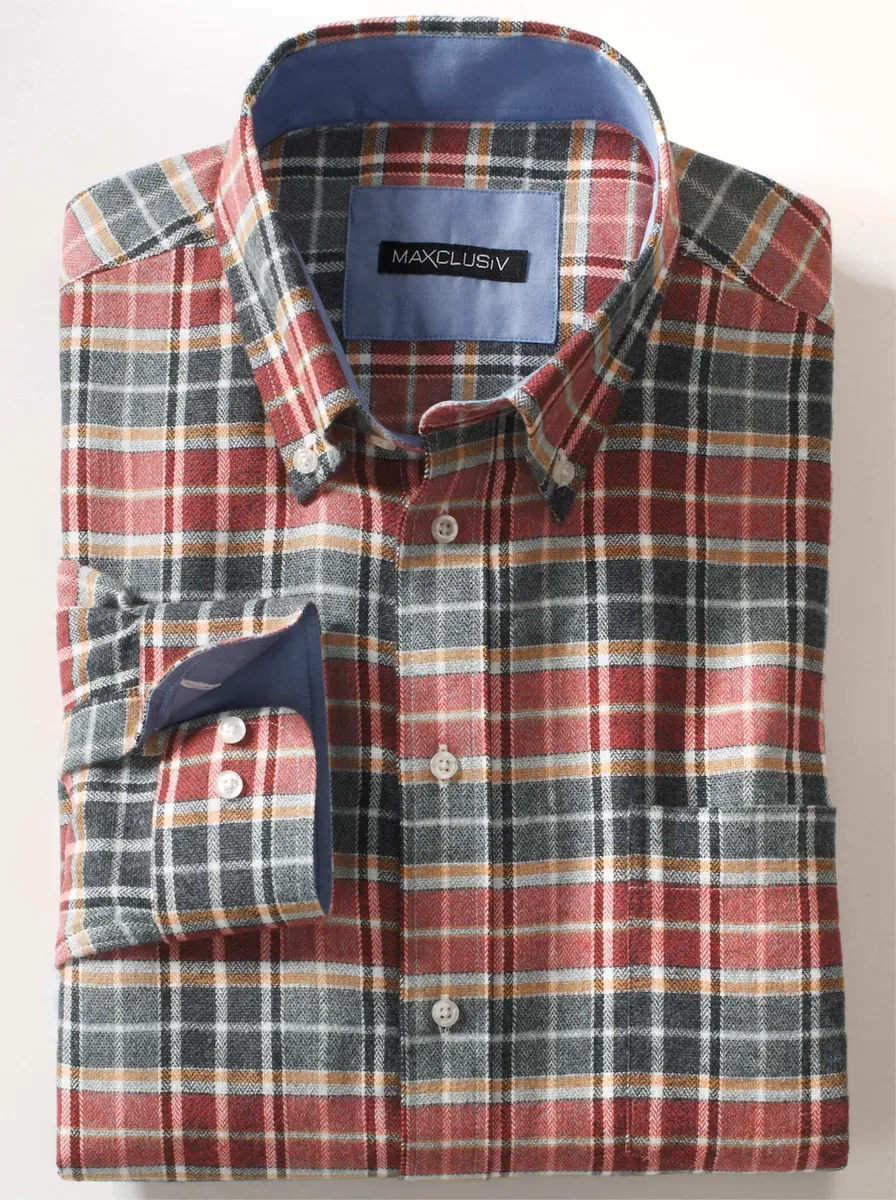 Классическая рубашка в клетку Classic, серый
Классическая рубашка в клетку Classic, серый