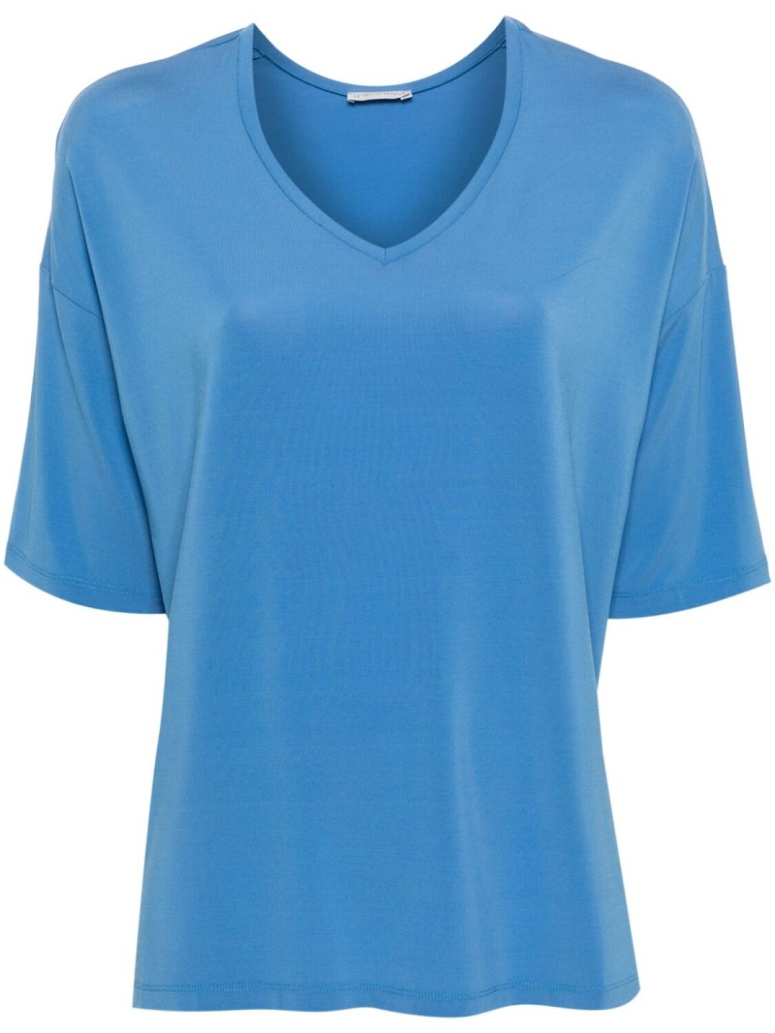 Футболка с V-образным вырезом и приспущенными плечами Le Tricot Perugia, синий
Футболка с V-образным вырезом и приспущенными плечами Le Tricot Perugia, синий