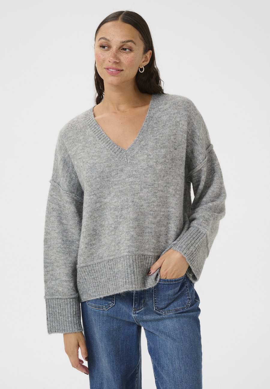 Джемпер Kaffe Jumper, Grey Melange/Grey
Джемпер Kaffe Jumper, Grey Melange/Grey