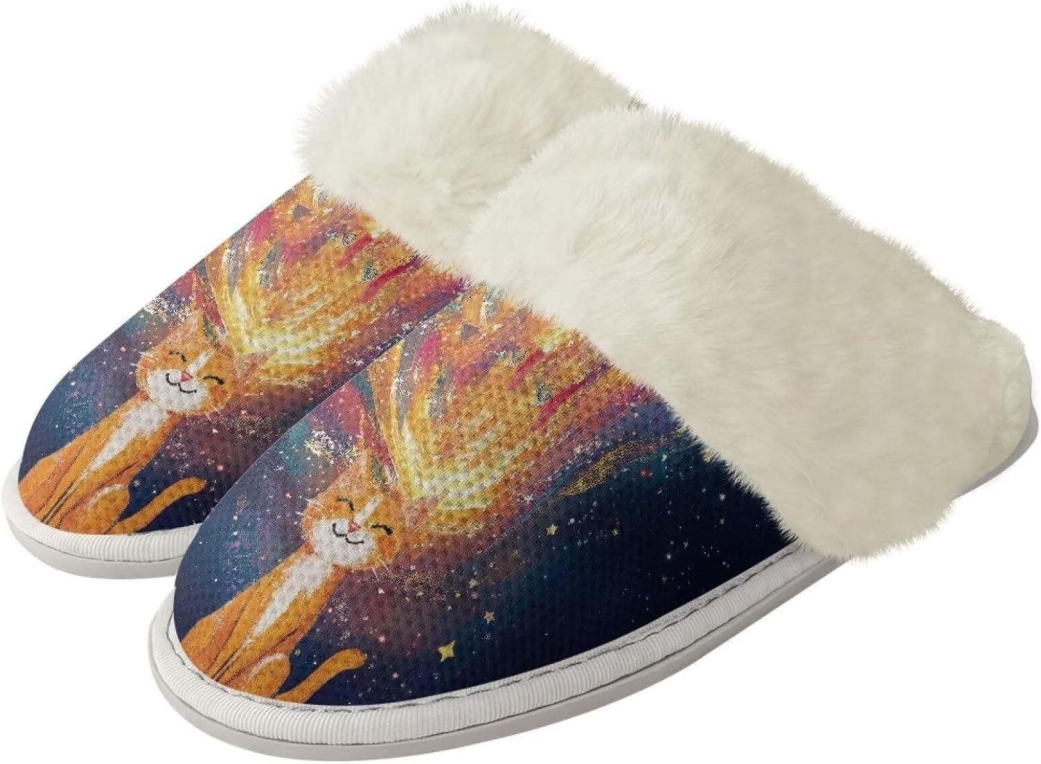 Комнатные тапочки Binienty для женщин и мужчин, для дома и улицы, легкие, с противоскользящей подошвой, Universe Cat
Комнатные тапочки Binienty для женщин и мужчин, для дома и улицы, легкие, с противоскользящей подошвой, Universe Cat