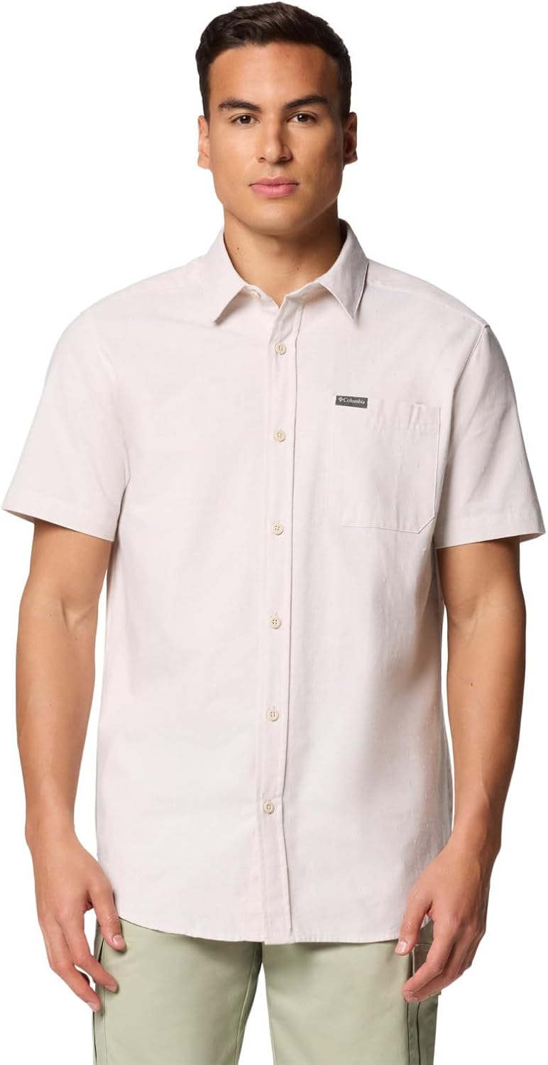 Columbia мужская рубашка с коротким рукавом Rapid Rivers, Dark Stone Diamond Dobby Chambray
Columbia мужская рубашка с коротким рукавом Rapid Rivers, Dark Stone Diamond Dobby Chambray