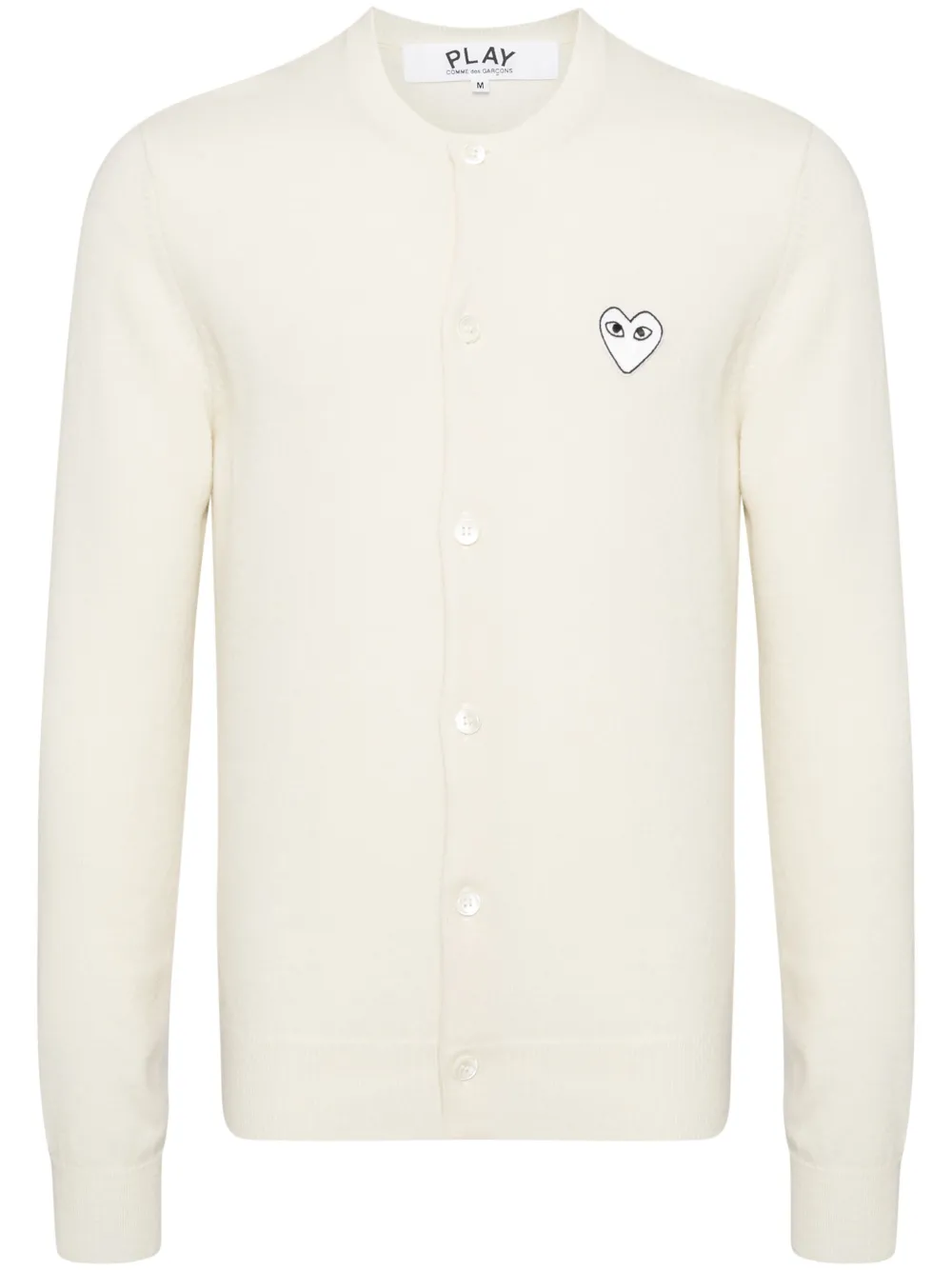 Шерстяной кардиган Comme Des Garçons Play, нейтральный
Шерстяной кардиган Comme Des Garçons Play, нейтральный