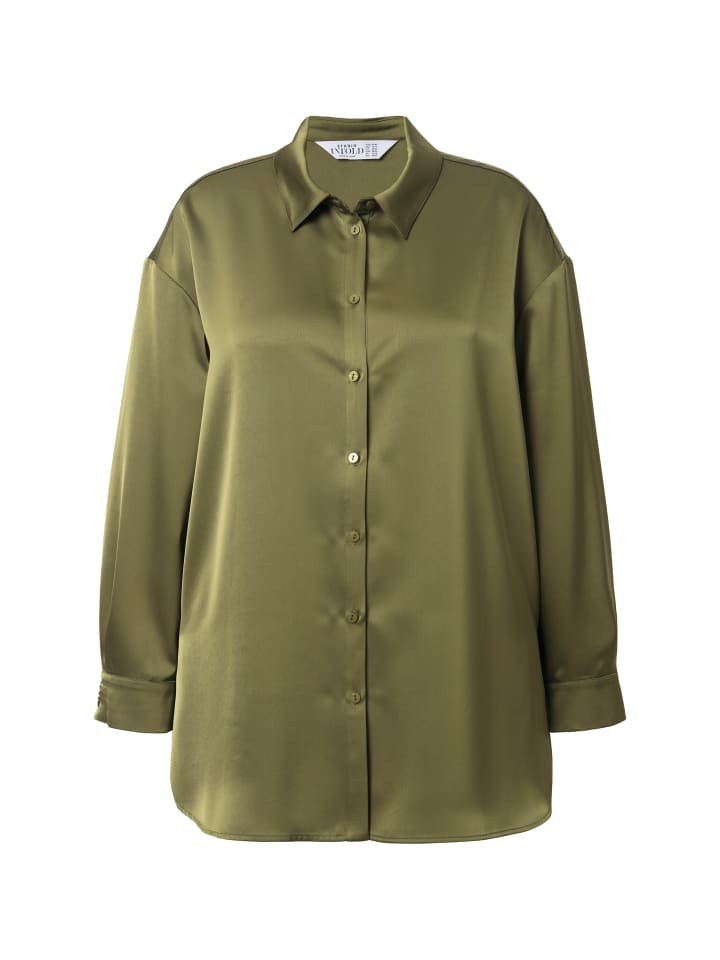 Блузка-рубашка пальмово-зеленого цвета Studio Untold
Блузка-рубашка пальмово-зеленого цвета Studio Untold