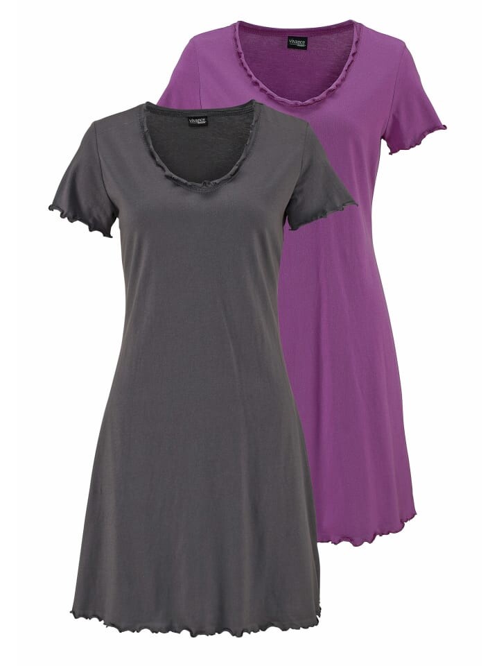 Ночная рубашка VIVANCE DREAMS, цвет lila, anthrazit
Ночная рубашка VIVANCE DREAMS, цвет lila, anthrazit