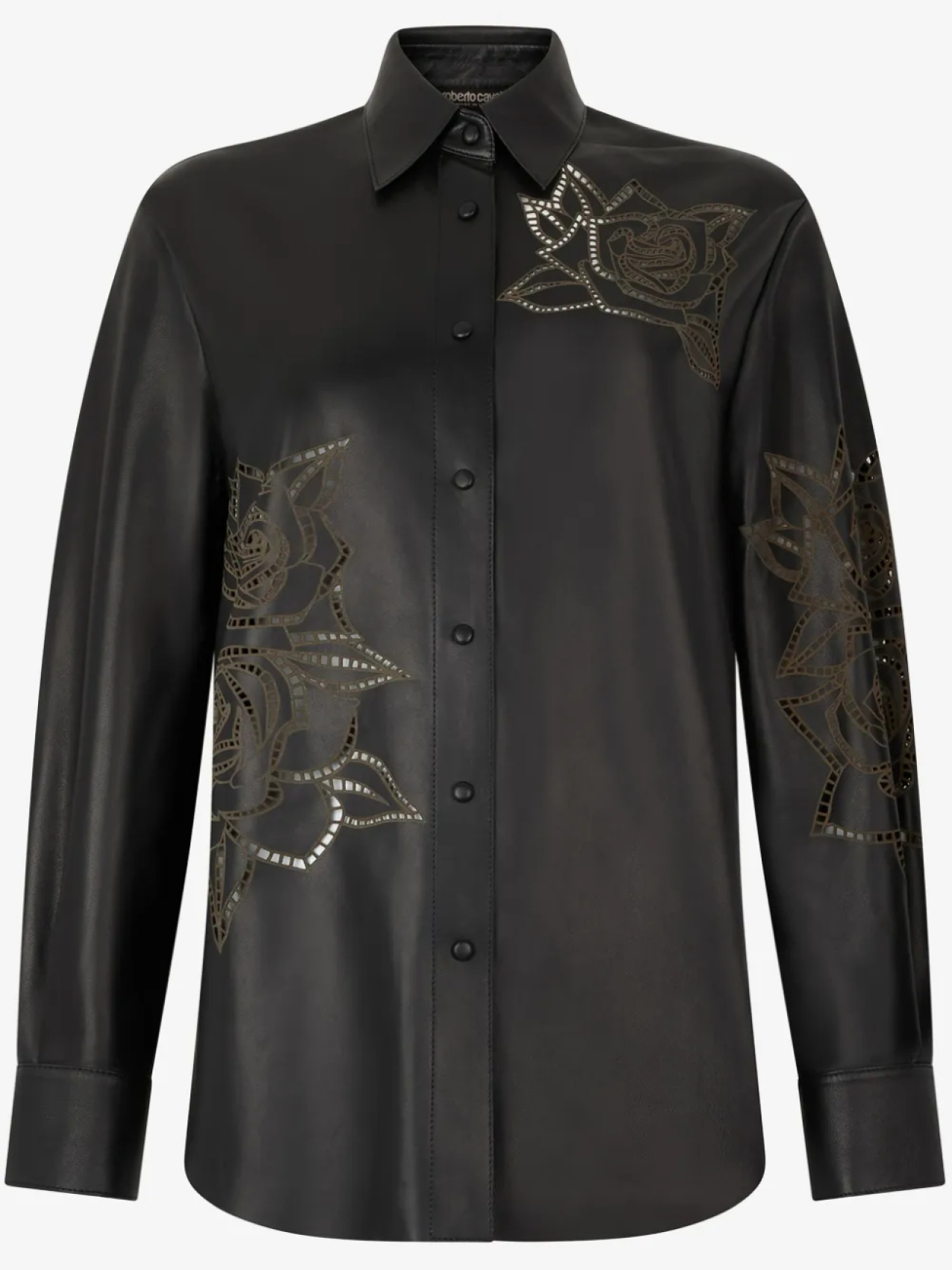 Рубашка Roberto Cavalli с цветочным узором, черный
Рубашка Roberto Cavalli с цветочным узором, черный