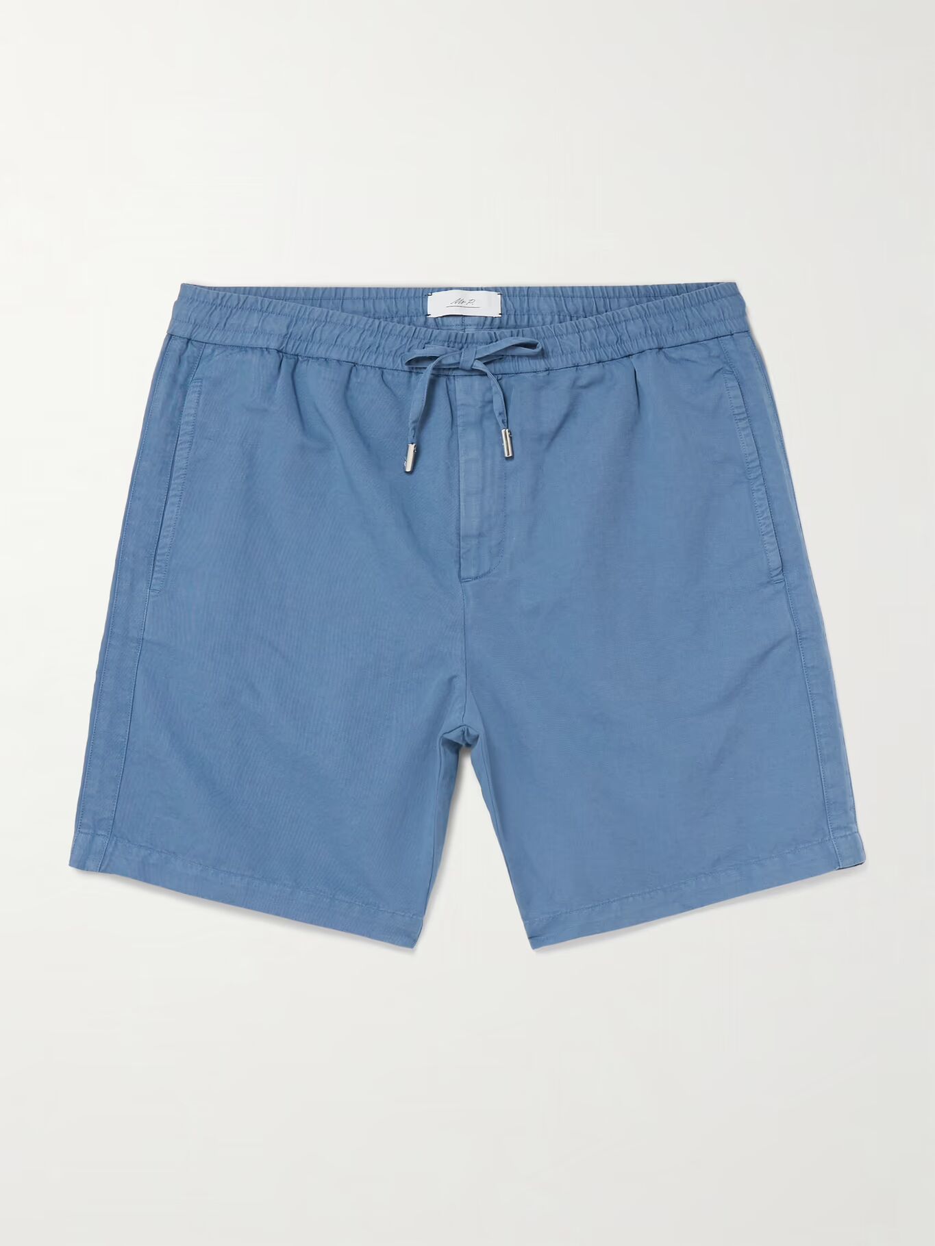 Шорты прямого кроя из смеси хлопка и льна с завязками MR P., синий
Шорты прямого кроя из смеси хлопка и льна с завязками MR P., синий