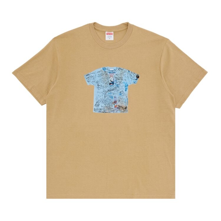 Футболка Supreme First Tee, бежевый 
Футболка Supreme First Tee, бежевый