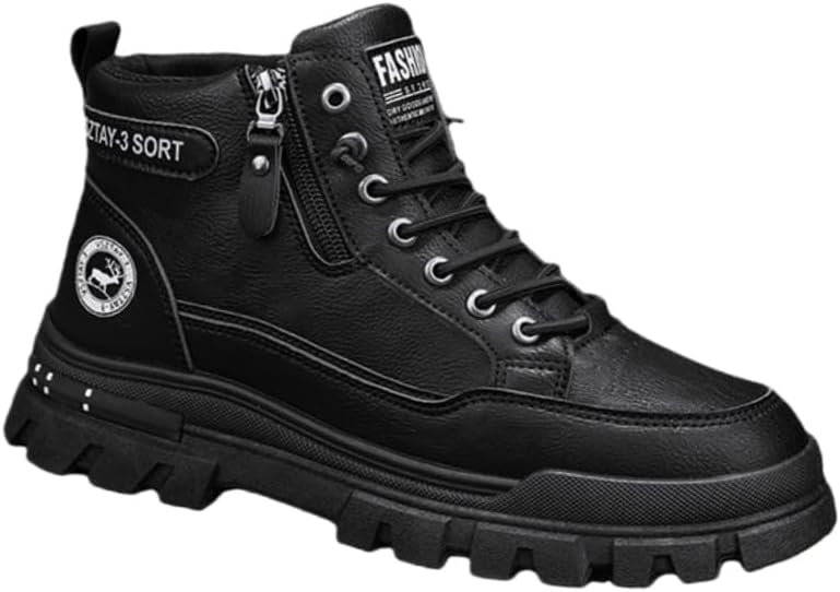 Мужские высокие кеды - большой размер. Модная толстая подошва, противоскользящие, мягкая подкладка. Повседневная обувь для ежедневного использования. Подходит для походов и путешествий Fmshi, черный
Мужские высокие кеды - большой размер. Модная толстая подошва, противоскользящие, мягкая подкладка. Повседневная обувь для ежедневного использования. Подходит для походов и путешествий Fmshi, черный