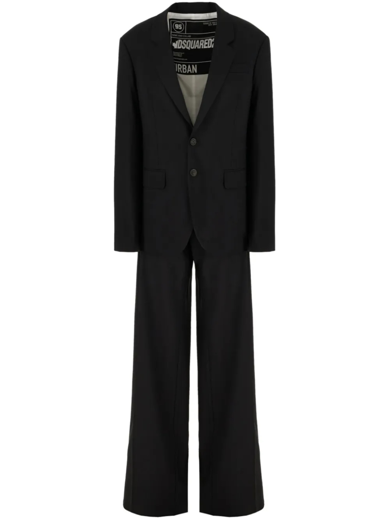 Однобортный пиджак DSQUARED2, черный
Однобортный пиджак DSQUARED2, черный