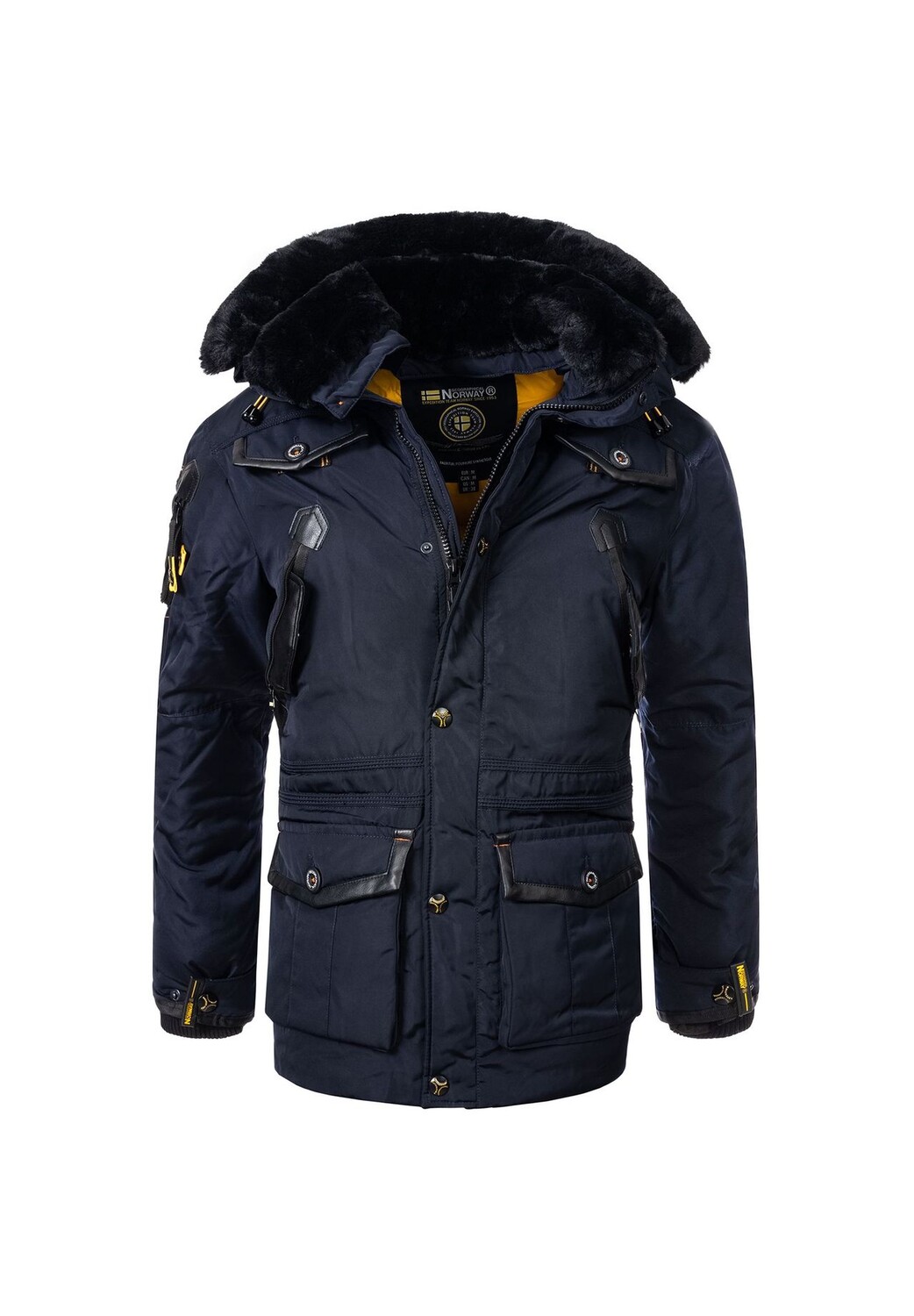 Зимняя куртка стандартного кроя GEOGRAPHICAL NORWAY, темно-синий 
Зимняя куртка стандартного кроя GEOGRAPHICAL NORWAY, темно-синий