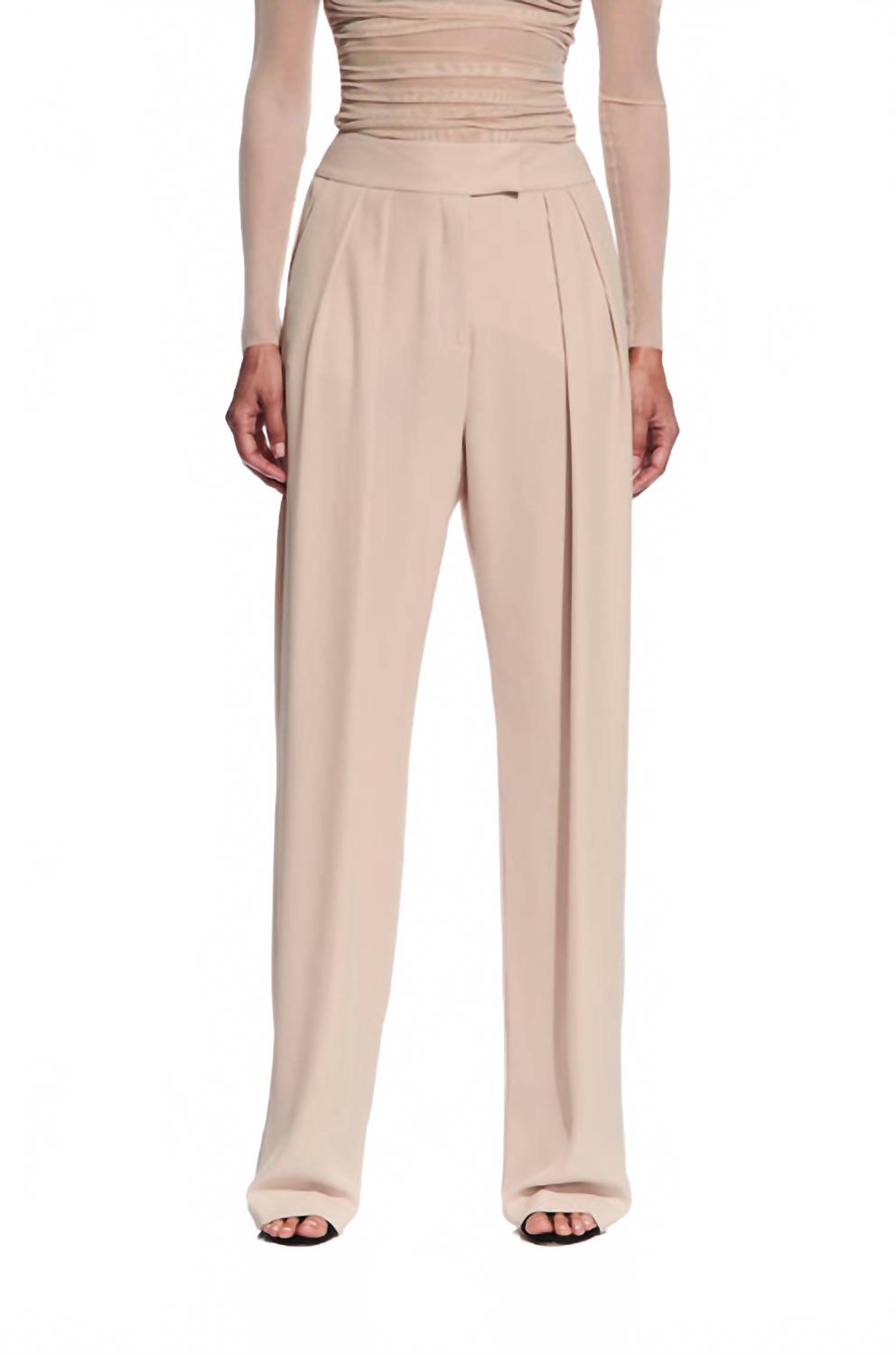 Двойные брюки со складками в цвете устрица The Sei, Oyster
Двойные брюки со складками в цвете устрица The Sei, Oyster