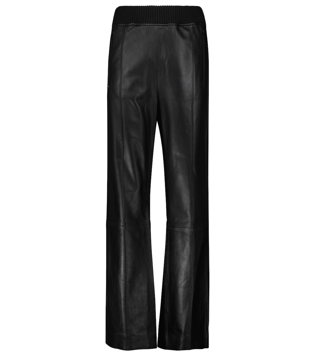 Широкие кожаные брюки с высокой талией Dodo Bar Or, черный
Широкие кожаные брюки с высокой талией Dodo Bar Or, черный