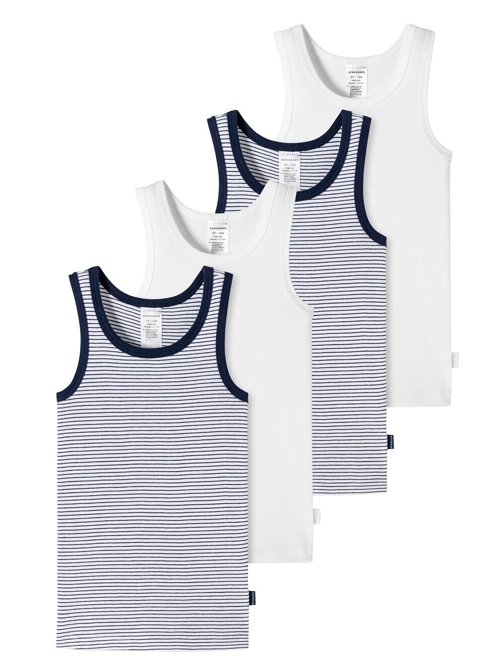 Майка Schiesser Original Classics, синий/белый
Майка Schiesser Original Classics, синий/белый