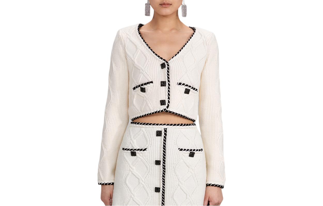 Свитер Self-portrait FW22 Женский Слоновая Кость Белый
Свитер Self-portrait FW22 Женский Слоновая Кость Белый