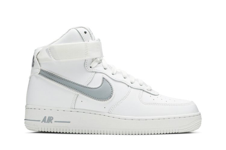 Кроссовки Nike Air Force 1 High '07 'White Wolf Grey', белый
Кроссовки Nike Air Force 1 High '07 'White Wolf Grey', белый