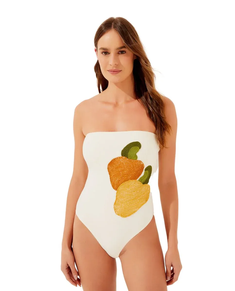 Женский купальник-бандо с набивкой и вышивкой Agua de coco, белый
Женский купальник-бандо с набивкой и вышивкой Agua de coco, белый