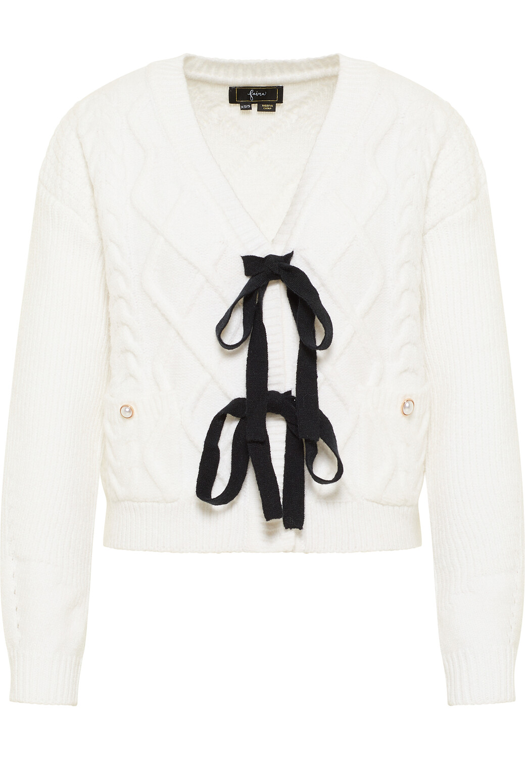 Толстовка faina Strickjacke, белый
Толстовка faina Strickjacke, белый